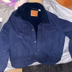 Levi’s denim sherpa lined jacket